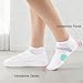 EconioSocken Sneaker Socken Damen 39-42，Anti-Blasen Laufsocken mit gepolsterter Unterstützung Kurze Knöchelsocken Atmungsaktive Sportsocken sneakersocken damen 35-38,6 Paar