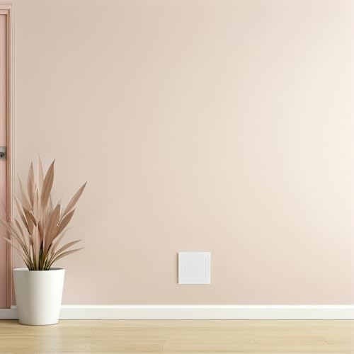 Tapa de agujero PVC blanco 100x100 mm panel de mantenimiento 7