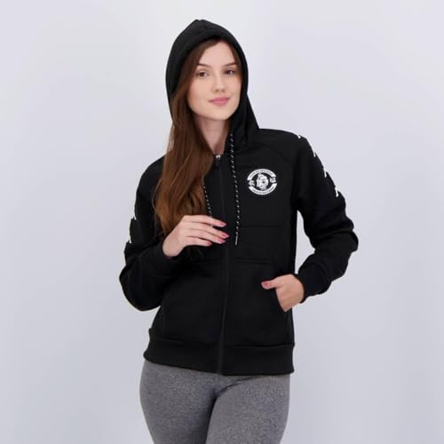 Jaqueta Kappa Vasco Piquet Feminina Preta M