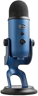 Logitech for Creators Blue Yeti USB Microphone for PC, Podcast, Gaming, Streaming, Studio, Computer Mic - Midnight Blue