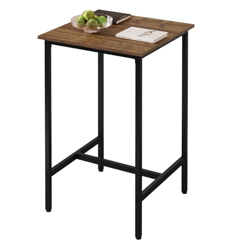Bartisch Schwarz 60cm - Moderner Stehtisch 100cm Hoch Für Bar & Party