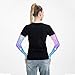 Cghjklzxv Sacred Geometry Symbol With All Seeing Eye In Acid Colors Ice Silk Arm Guard, Lightweight And Breathable, Suitable For Driving, Sports And Outdoor Activities
