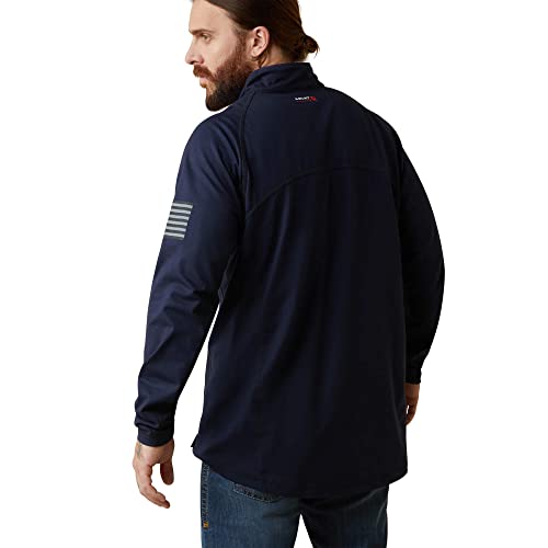 Image of Ariat Men's FR Combat Stretch Patriot 1 /4 Zip Work Shirt