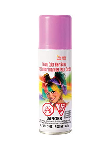 Spray para el cabello color pastel púrpura