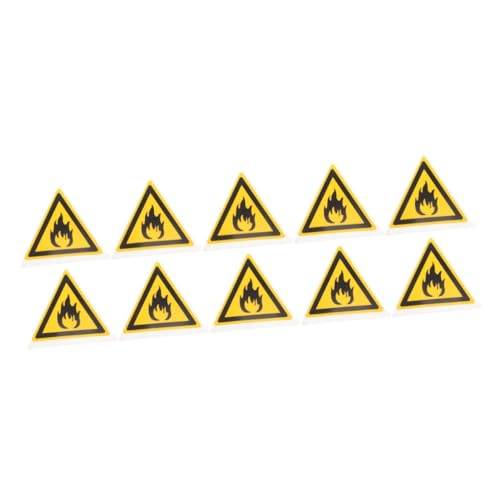 Autocollants sécurité incendie GLEAVI haute visibilité : 10 panneaux pour espaces publics