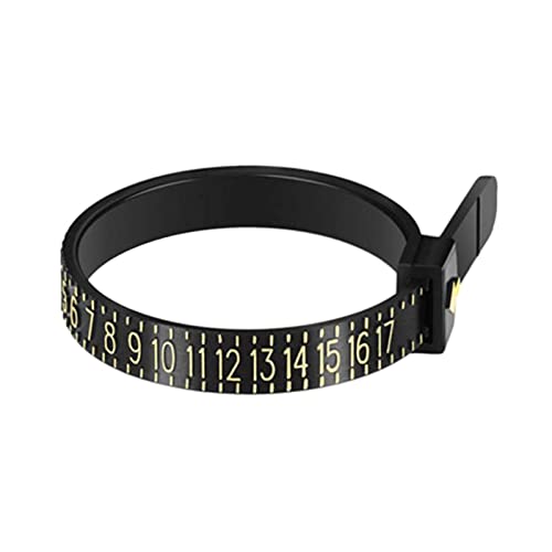 DRAGONRUN Measuring Tool Measuring Set Finger Measurer Jewelry Sizing Tools Meter Measure Tool Rings, Black