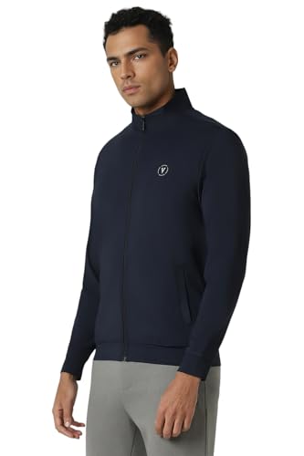 Image of Van Heusen Men's Flex Power Series Full Sleeve Sports Jacket | Zip Front | Perfect for Layering