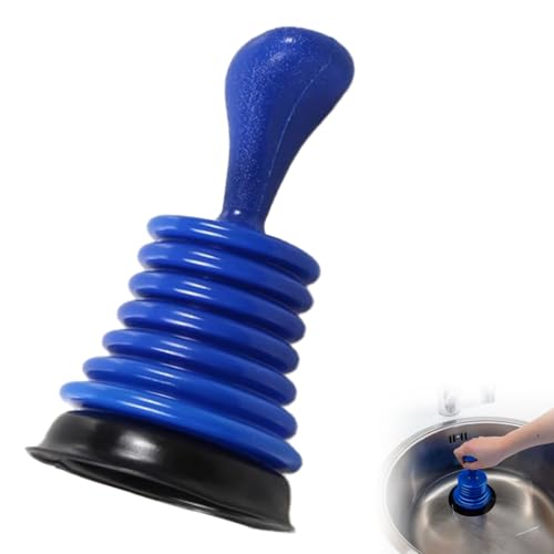 Sink Plunger – Toilet Plunger for Unblocking Drains, Toilets & Sinks, Powerful Suction for Effective Clogs Removal