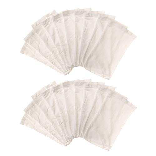 Basage 20Pcs Filter Savers Pool Skimmer Socks Nylon Pool Filter Socks for Baskets and Skimmers White Basket Is Not Included