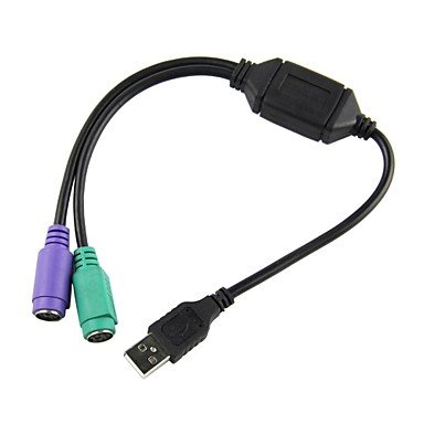 6ft PS/2 Male To Male Cable For Keyboard & Mouse - 1.8 Meter KVM Extension Cord