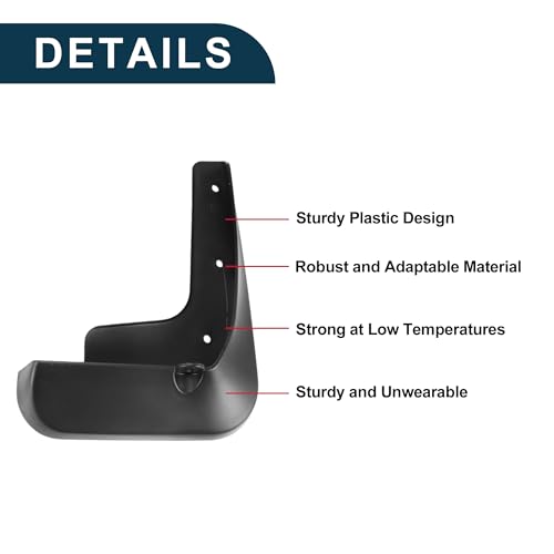 Image of Mud Flaps Splash Guards for Toyota Alphard 2022-2024 Front & Rear Mud Guards W /Mount Accessories