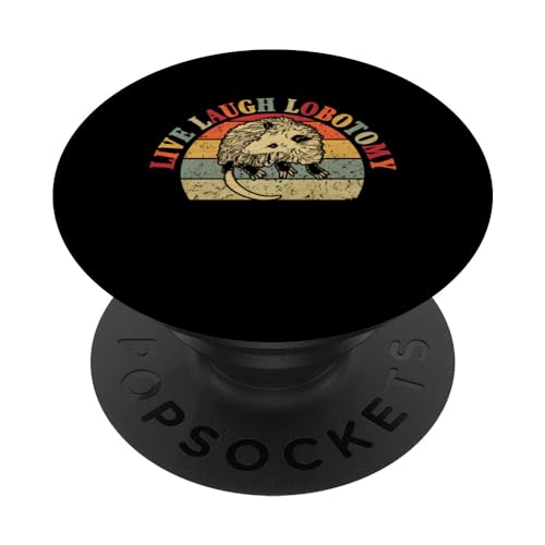 Vintage Live & Ridere Lobotomia Lobotomie Opossum Amanti PopSockets PopGrip Intercambiabile