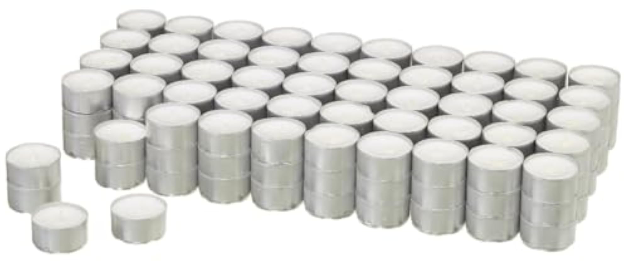 Tea Lights White Unscented, Pack of 150