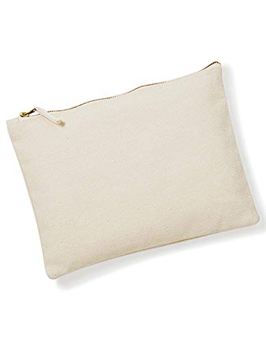 Westford Mill Unisex Adult 530 Canvas Accessory Case - Natural, Small