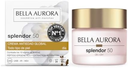 Bella Aurora Splendor 50 Crema Antiedad de Día | Redensifica y Re...