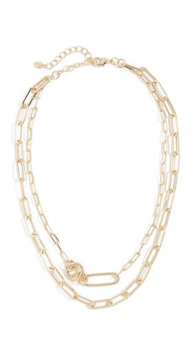 Argento Vivo Women's Link with Elongated Toggle Layer Necklace