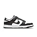 Nike Women's Dunk Low Sneakers, White/Black/White, 7.5 Medium US