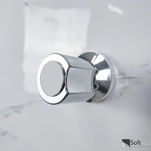 SOFTINOX Kit 2 Acabamentos para Registro C40 ABS Cromado Padrão Deca