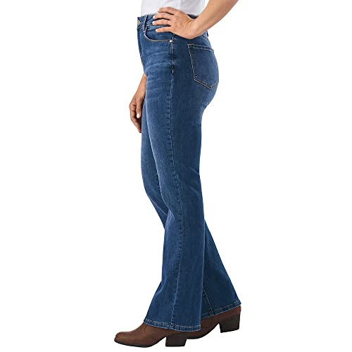 K. Jordan Women's High-Rise Stretch Denim Bootcut Jeans3