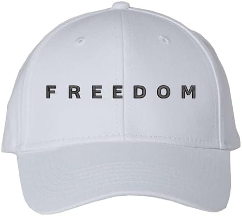 Freedom Embroidered Baseball Cap | Charlie Kirk Political Patriot...