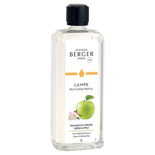ランプベルジェ（LAMPE BERGER) アロマオイル(青リンゴ) 1L [正規輸入品]