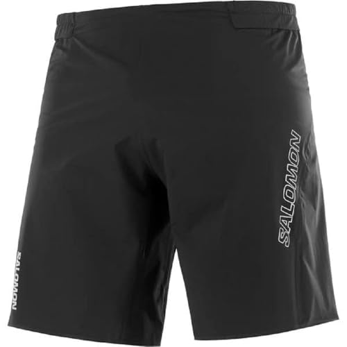 SALOMON Bonatti Trail Shorts de randonnée, Noir Profond, XS Mixte