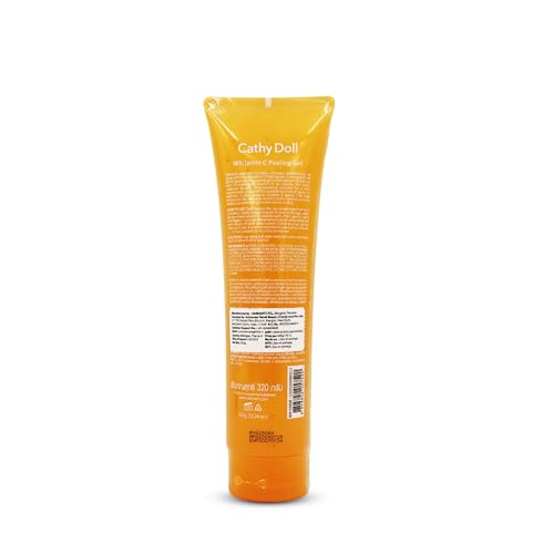 Image of Cathy Doll Whitamin C Peeling Gel 320g | Korean Vitamin C Face Scrub | Dead Skin Remover | Brightening Exfoliator for Glowing Glass Skin | Sensitive Skin Safe | K-Beauty
