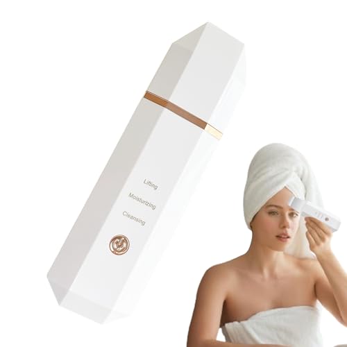 Skin Spatula Pore Cleaner - Vacuum Device, Safe Skin Care Rechargeable Wireless, Portable Water Resistant Face Care | Ideal Ultrasonic Good Present for Removing Whiteheads Excess Oil