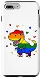 Photo Gallery custodia per iphone 7 plus/8 plus bandiera dell orgoglio lgbt divertente dinosauro orgoglio