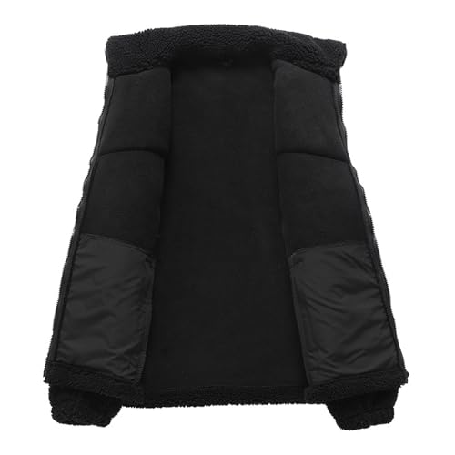 Gilet avec poches chaude polaire veste homme manches longues - 4