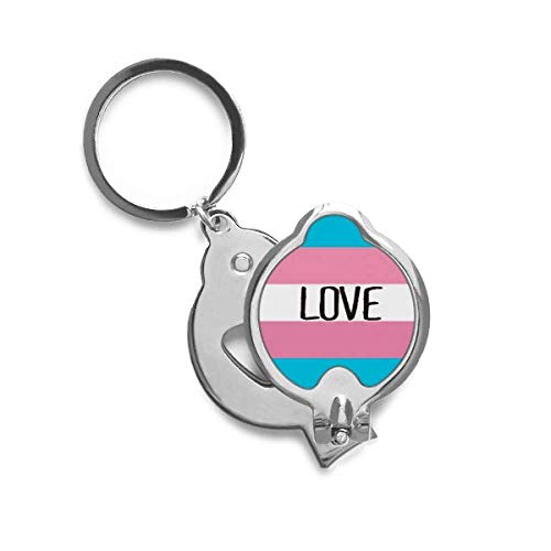 Coupe-ongles LGBT transgenre L'amour de DIYthinker en acier robuste