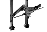 Aluminium Quad/Dual Overhead Monitor Stand - up to 36' Display