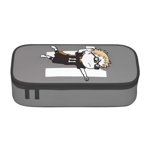 Cool Haikyu ハイキュー!!9 ペンケース 筆箱 シンプル ペンケース 洗面用具バッグ 多機能 大容量 男の子 女の子 小学生 中学生 高校生