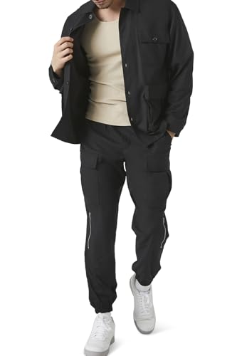 Forever 21 Men's Long-Sleeve Cargo Shacket4