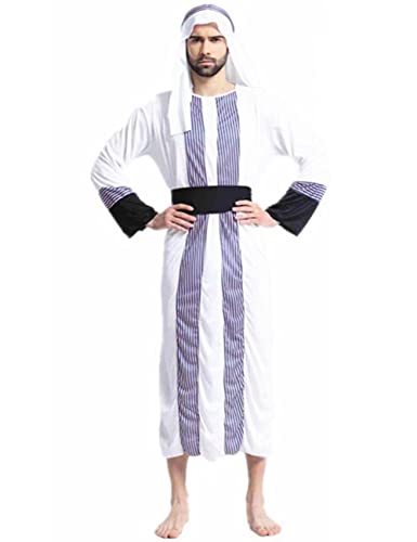 Ainiel Men’s Arabian Prince Costume Aladdin Street Rat Suits