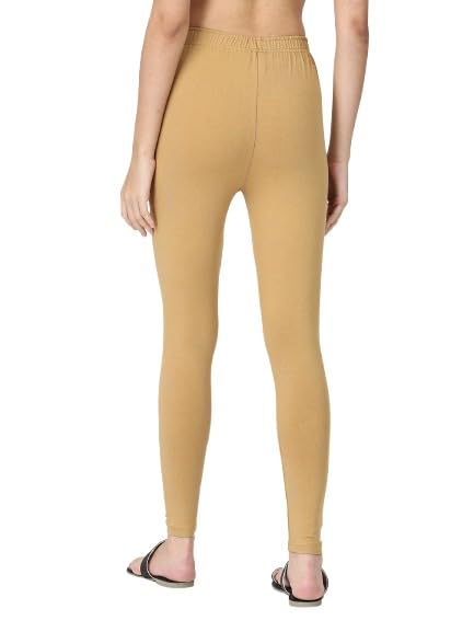 Image of Robinbosky Premium Stretchable Cotton Ankle Legging for Women | Suitable for Formal wear & Casual wear | High-End Elastic Makes The Leggings Squat Proof and Durable for Travel, Yoga, & Workout.