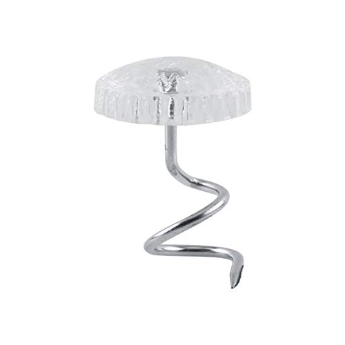 30/50 Stücke Polster Fixed Pins Twist Pins Klarköpfe Twist Pins für Polster Schonbezüge und Fußleisten Nähen Couch Stuhl Sofa Himmel Reparatur (50pcs)