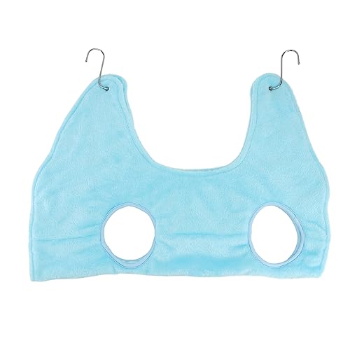 INOOMP 1個 ペットグルーミングハンモック 子犬の爪切り ペット用品 犬のグルーミングキット 猫犬 ペットの爪切りバッグ ペット掃除機グルーミングキット 猫足ハンモック Blue Pva