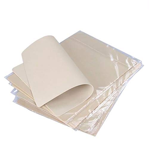 Juan Wen Blank Tattoo Skin Practice - Double Sides 10 Sheets 8x6 Tattooing and Microblading Eyebrow Practice Skin for Tattoo Supplies Tattoo Kit for Beginners and Experienced Tattoo Artists