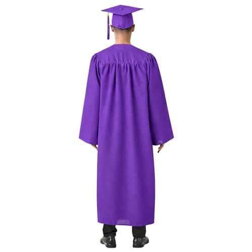 Image of Raj Costume Convocation Dress Graduation Gown and Cap Set for Kids & Adults Convocation Dress Academic Degree Ceremony Robe for School College Graduation Day Matte Polyester Pleated Convocation Gown