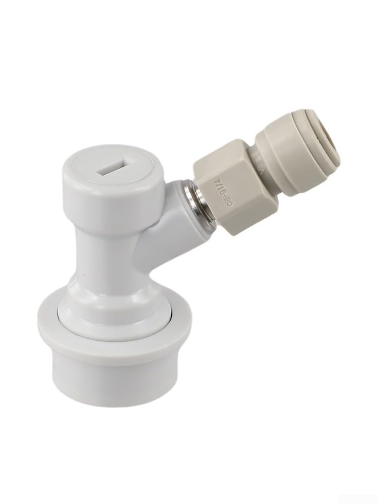 Capuchon de carbonatation pressé de 5/16" avec connecteur poussoir de déconnexion à bille