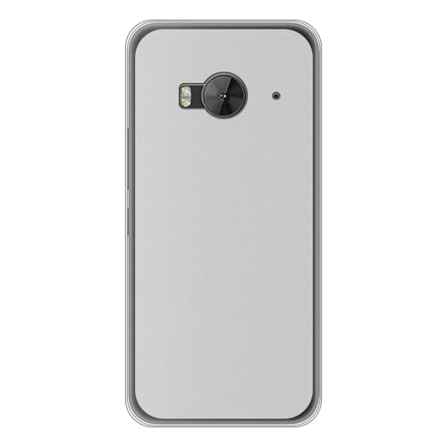 Shantime Soft Case Compatible with HTC One Me, Slim Shockproof Bumper Protective Back Cover, Anti-Scratch Flexible Shell, Grip-Friendly(White)