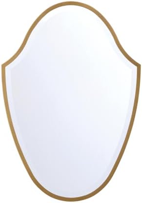 Crystorama Lindee 28'' Antique Gold Mirror