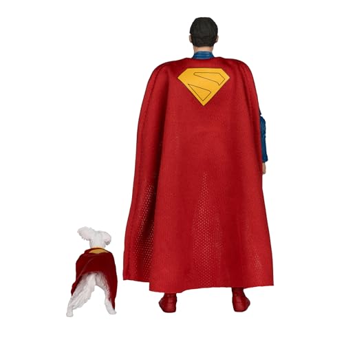 mcfarlane toys dc theatrical deluxe 7in wv1 - superman with krypto superman movie