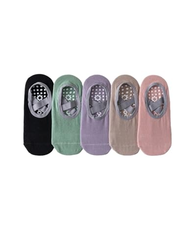 Chaussettes yoga antidérapantes femme anti-glisse pour le pilates et le sport en lot
