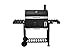 Produktbild Holzkohlegrill Ontario XXL von EL Fuego® Grill Smoker BBQ Grillwagen Barbecue, mit Thermometer, inkl. Flaschenöffner, mit verchromten Warmhalterost und Ascheauffangbehälter, AY 415
