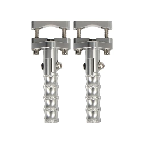 Repose-Pieds Moto Avant pour R1250GS R1200GS F900xr 2013-2023, cale-pied adaptable alu silver