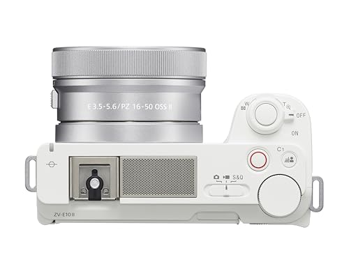 Image of Sony Alpha ZVE10 II - APS-C Interchangeable Lens Mirrorless Content Creators' Camera - White - with Lens
