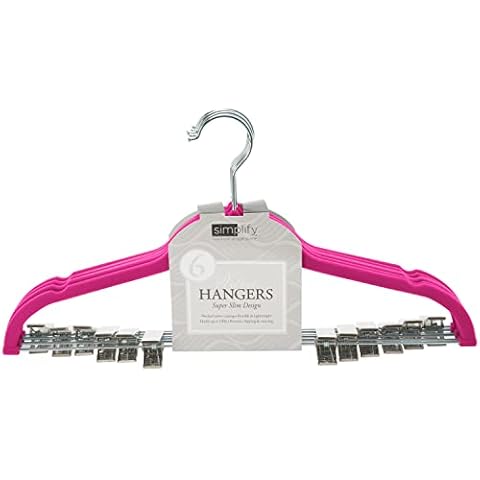 Simplify 6 Pack Velvet Hangers Cover