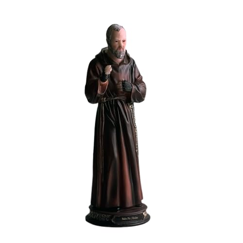 Estatua Padre Pio Resina 11 pulgadas
